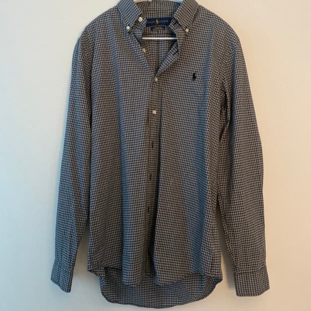 폴로 랄프로렌 클래식핏 체크 남방