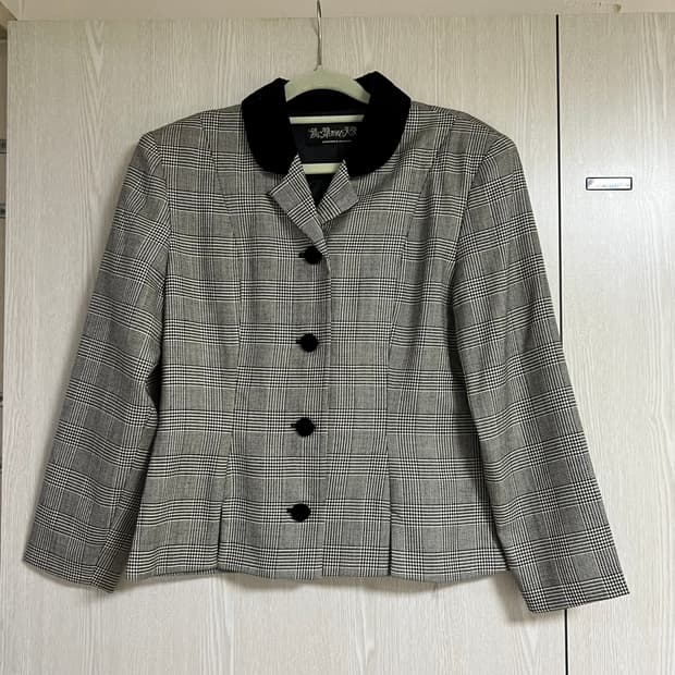 빈티지 체크자켓