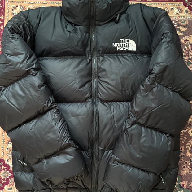 노스페이스 1996 레트로 눕시 패딩 블랙 L