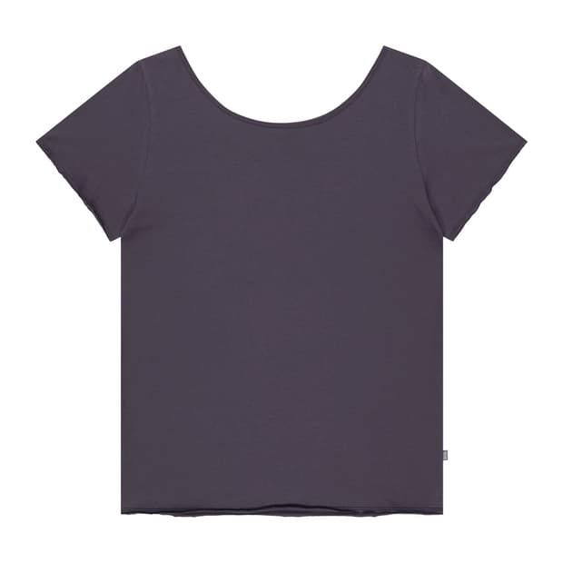 코이세이오038 LOOSE OFF-SHOULDER T-SHIRT 퍼플