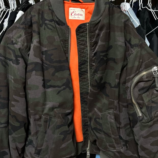 이티씨이 리버시블 오버사이즈 봄버 L사이즈