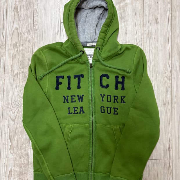 아베크롬비 후드집업 그린 s