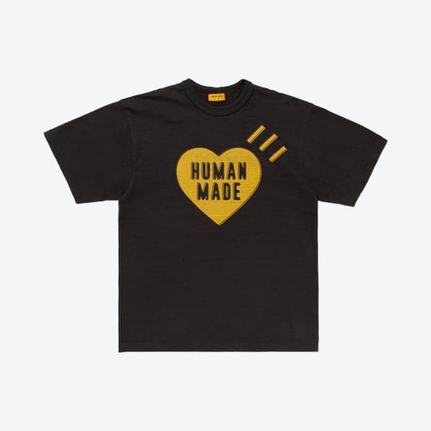 XL/휴먼 메이드 그래픽 반팔 티셔츠 블랙 HUMAN MADE HEART