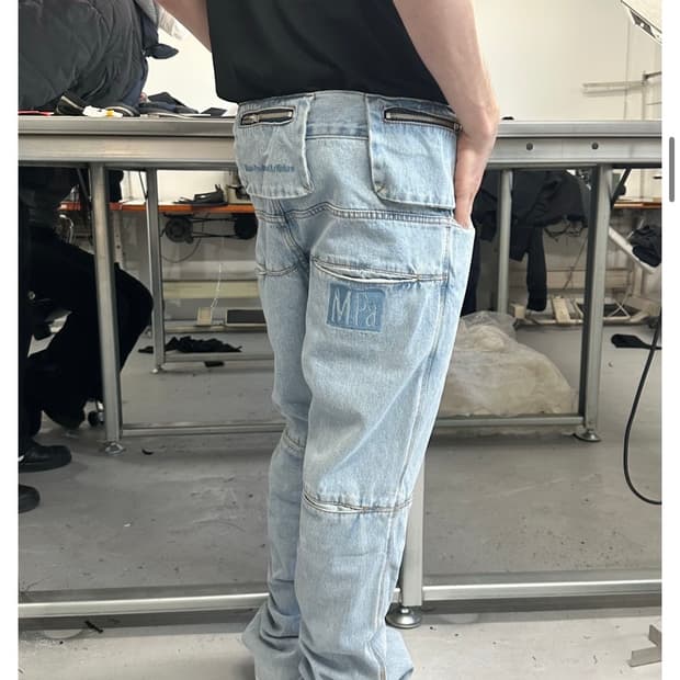 플라스틱프로덕트 MPa BAG PANTS (STEEL BLUE)