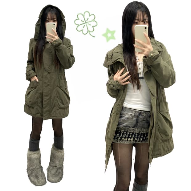 [CUBUS] y2k 야상 자켓