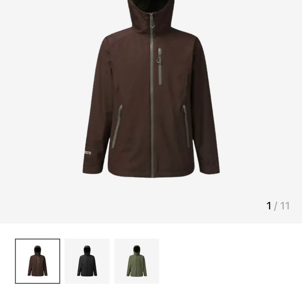 살로몬 고어텍스 윈드스토퍼 자켓 브라운