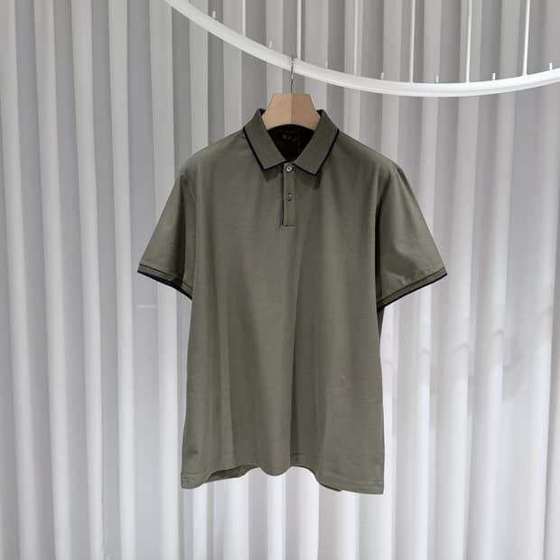 (S+/XXL) / 새상품 로로피아나 브렌트우드 피케 카라 반팔 티셔츠