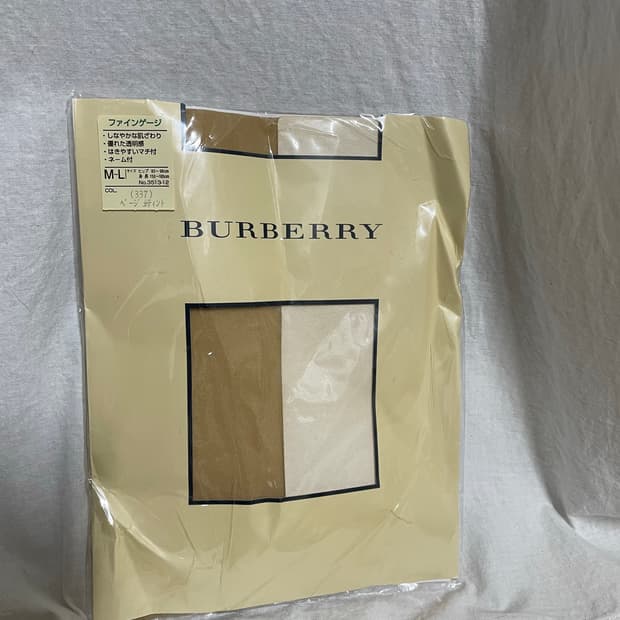 빈티지 BURBERRY 버버리 팬티스타킹 이지브라운 M-L 미개봉