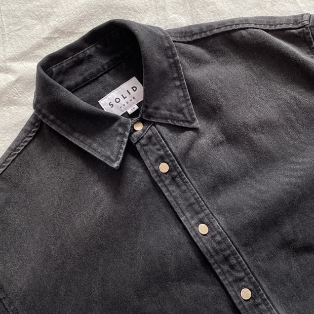 SOLIDHOMME 20FW 데님 셔츠 자켓 46