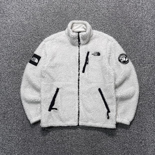 Name : 노스페이스 뽀글이 자수로고 오버핏 후리스 자켓 :) 