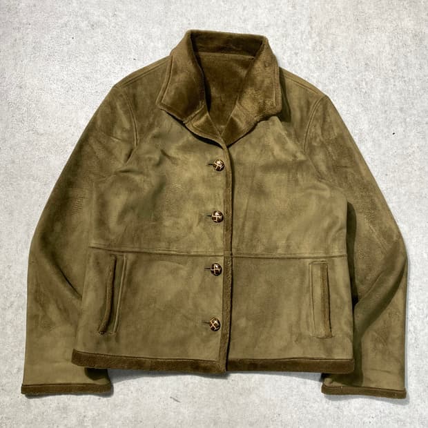 [M] 90s Vintage 빈티지 에스닉 시어링 자켓