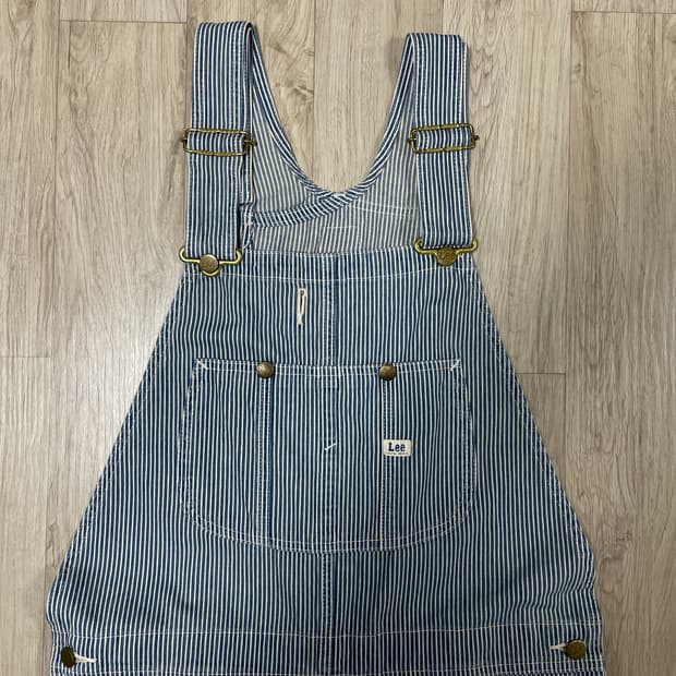 32) 70's 복각 Lee 재팬 히코리 데님 오버롤(RRL&LVC&폴로