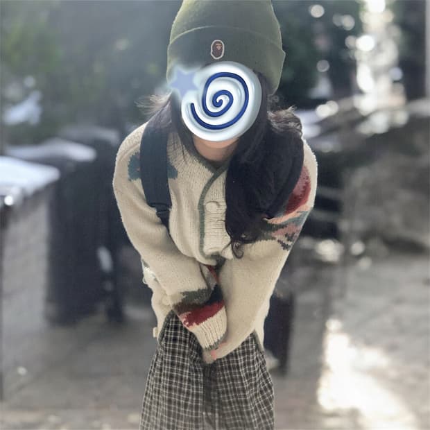 sirogojno 핸드메이드 코위찬 니트 가디건 M