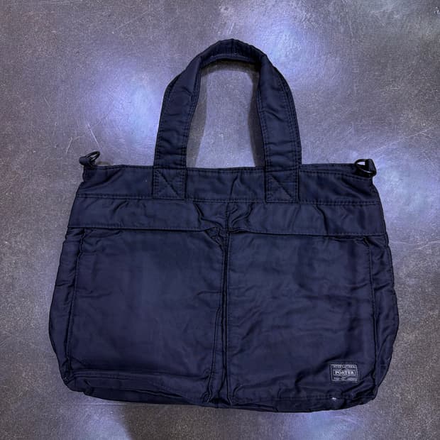 요시다포터 탱커 토트백 블랙 M