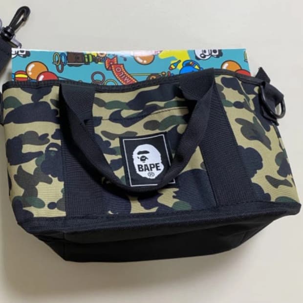 BAPE 카모 크로스백