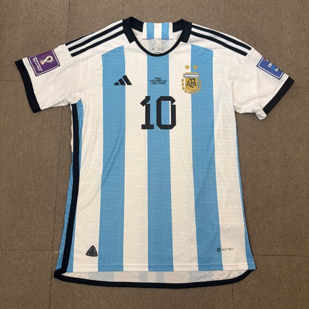 22-24 아르헨티나 오피셜 메시 월드컵 결승 유니폼 xl