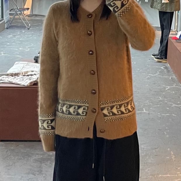 넘버나인 앙고라 모 가디건 H1466