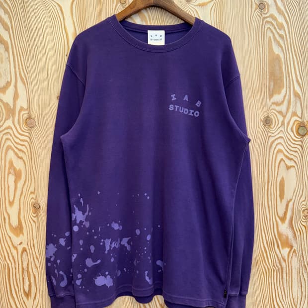 아이앱 스튜디오 스플래쉬드 롱슬리브 티셔츠