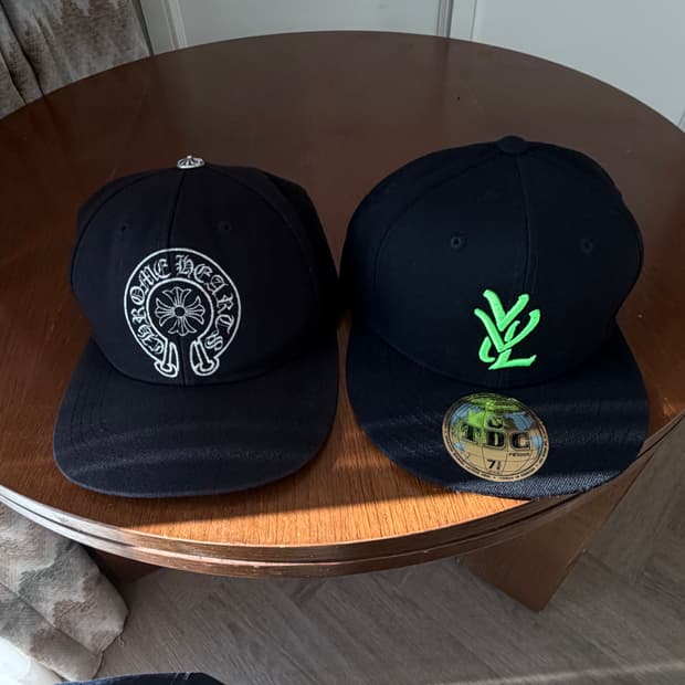 정품 크롬하츠 말발굽 볼캡 모자