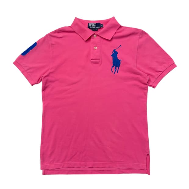 Polo Ralph Lauren 폴로 빅포니 핑크 카라티 M
