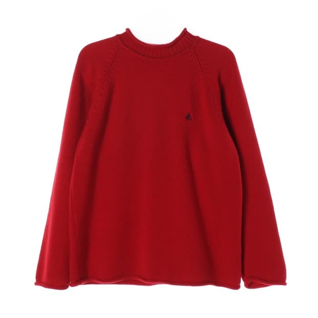 빈폴 클래식 자수 로고 라운드넥 니트 L