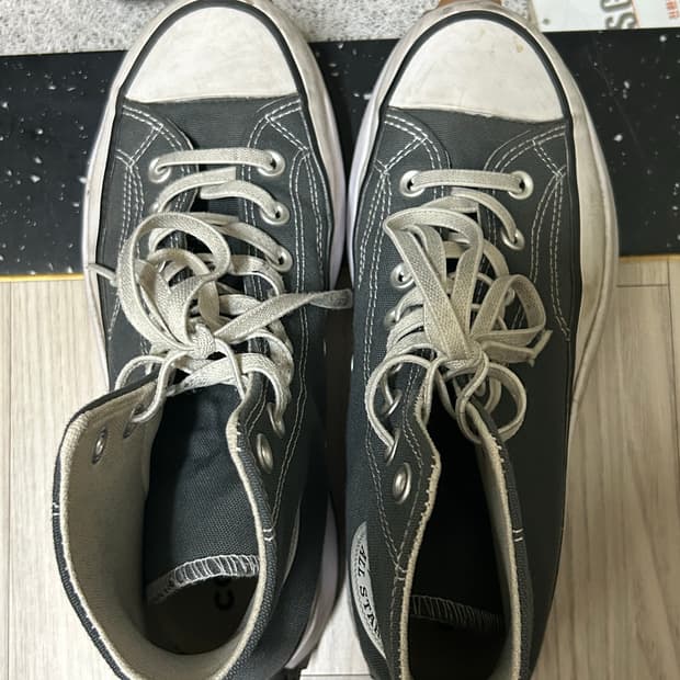 컨버스 런스타 하이크 하이 '아이언 그레이 검' A03703C