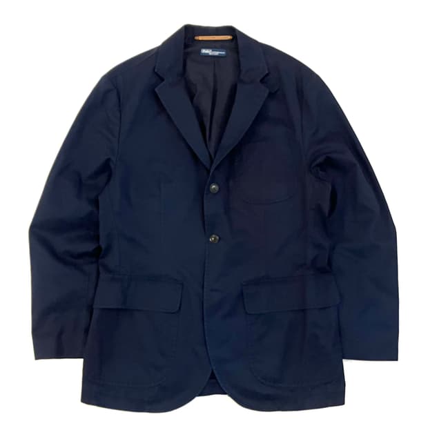 폴로 랄프로렌 코튼 스포츠 블레이저 네이비