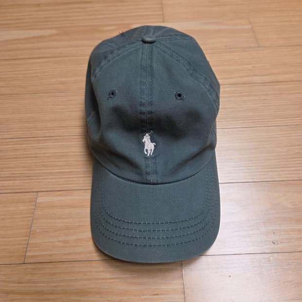 폴로 구형 치노 볼캡 그린