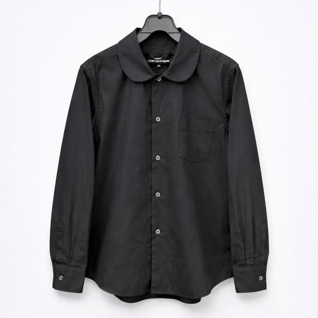 꼼데가르송 트리콧 블랙 셔츠