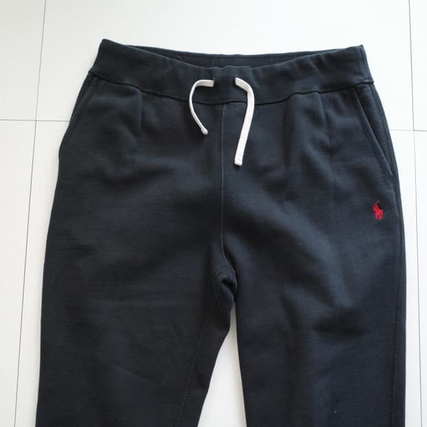 폴로 랄프로렌 기모 조거 팬츠 블랙 L