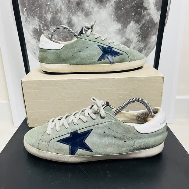 정품 41) 골든구스 그린 누벅  스니커즈 265~270