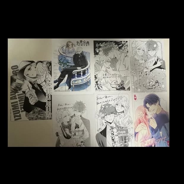 일본어판)순정 만화 애니 엽서 세트 7장