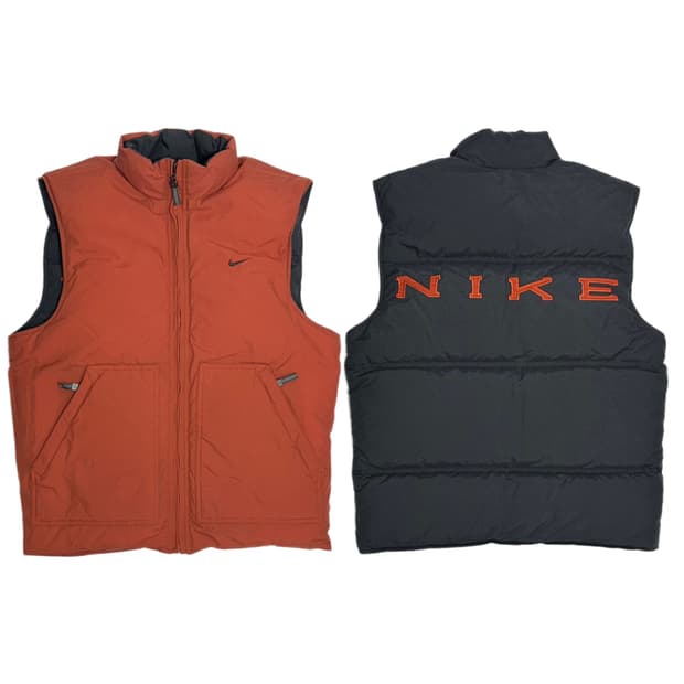 나이키 00s 리버서블 스펠아웃 덕다운 패딩조끼