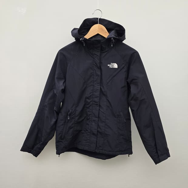노스페이스 블랙 바람막이 후드 자켓