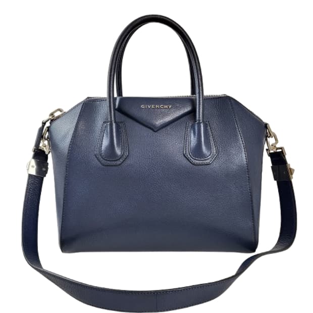 정품 지방시 안티고나 스몰 네이비