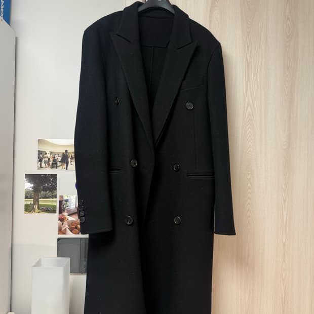 준지 더블 레이어드 코트