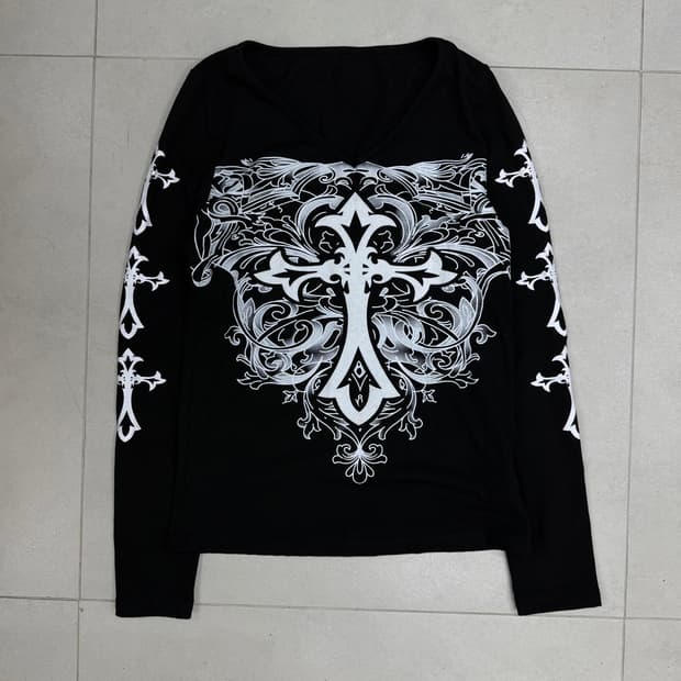 Gothic cross printing sleeve