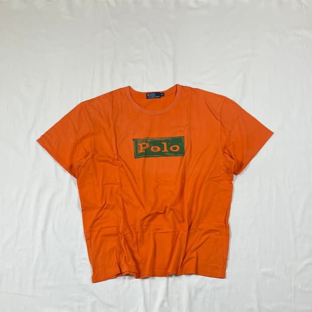 90‘s 폴로랄프로렌 polo ralph lauren 스펠아웃 반팔티