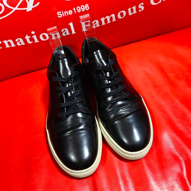 산드로(SANDRO) 유광 가죽 스니커즈 42size