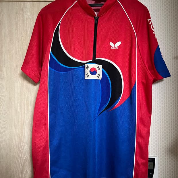 06-07 버터플라이 탁구 국대 유니폼