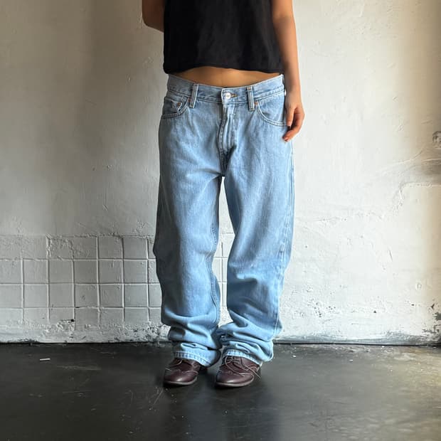 Levi’s 505 연청 스트레이트 빈티지 데님