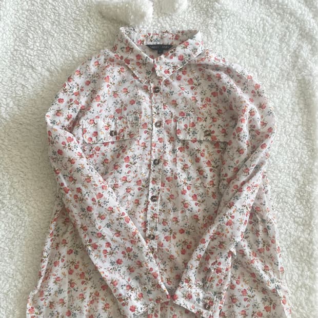 모리걸 빈티지 잔꽃 셔츠 블라우스 🌸🌺🌿