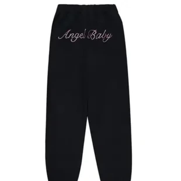 오모모 omomo angel baby 엔젤 베이비 조거 팬츠 블랙