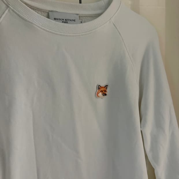 메종키츠네 맨투맨 xs