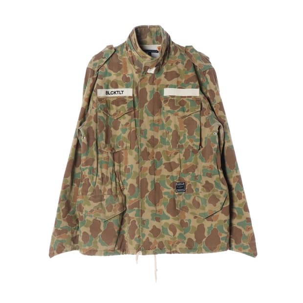 LEATA 밀리터리 카모 자켓 XL