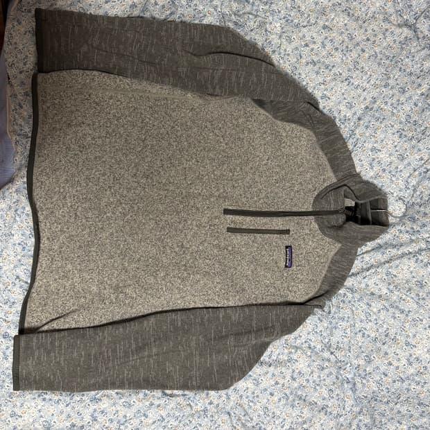 파타고니아 베터 플리스 반집업 그레이 L 