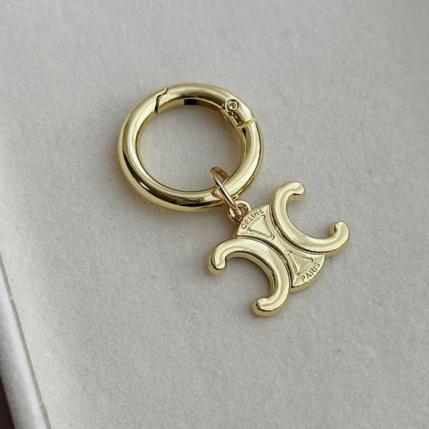 셀린느 트리옹프 빈티지 키링