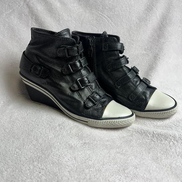 [37] 아쉬 레더 웨지힐 스니커즈 || ASH 230-235