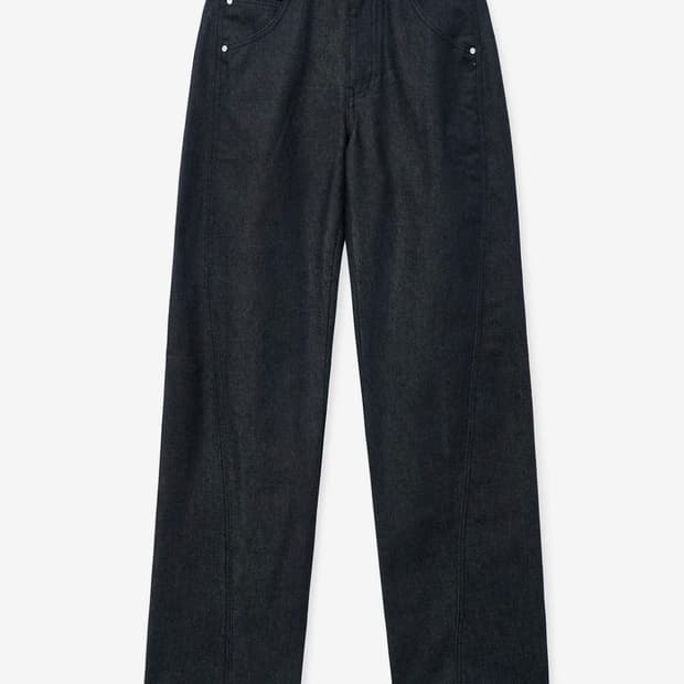 데케트 Curved Wide Jeans DCPT033CPIndigo2