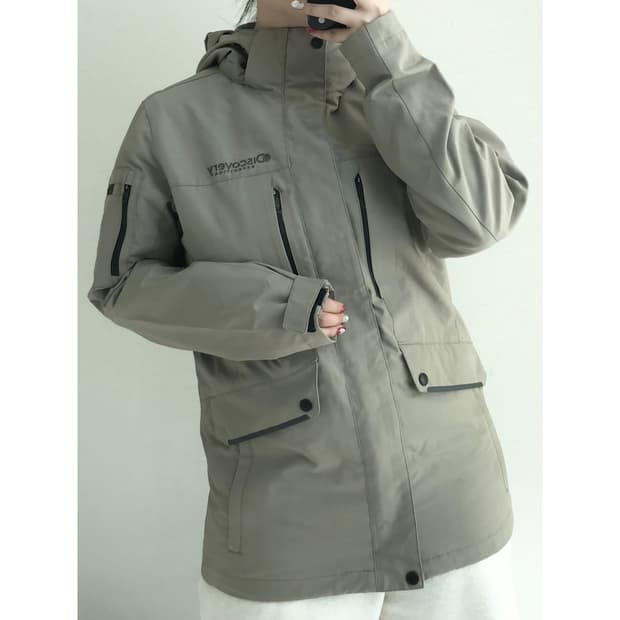 디스커버리 롱 바람막이 자켓 95